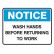 Wash Hands Before Returning To Work