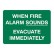 When Fire Alarm Sounds Evacuate Immediately