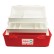 First Aid Box Two Tray Red & White Large