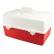 First Aid Box Two Tray Red & White Large
