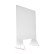 Acrylic Sneeze Guard with Stands, 600 x 800 mm