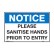 Notice Signs - Please Sanitise Hands Prior To Entering