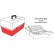 First Aid Box Two Tray Red & White Large